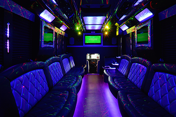 34-Passenger Limo Bus