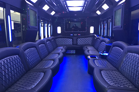 43-Passenger Limo Bus