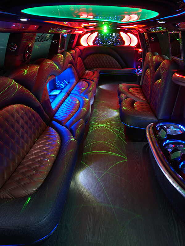 stretch limousine interior